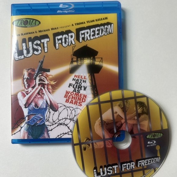 Troma HD Lust For Freedom Blu Ray- 80s-action-special features-Lloyd Kaufman